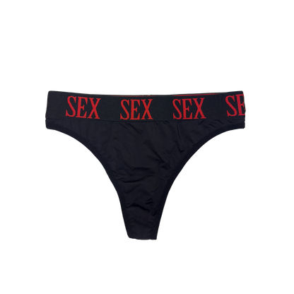 SEX STRINGS BLACK (2PACK)