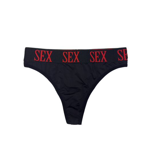 SEX STRINGS BLACK (2PACK)
