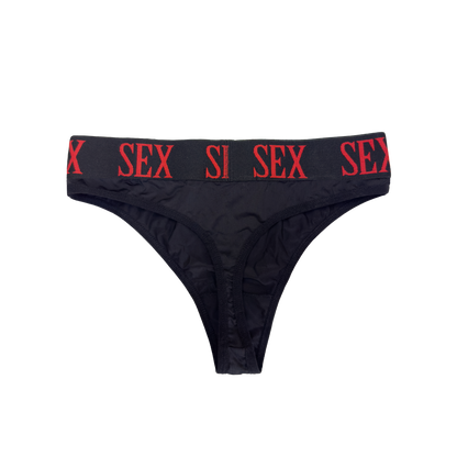 SEX STRINGS BLACK (2PACK)